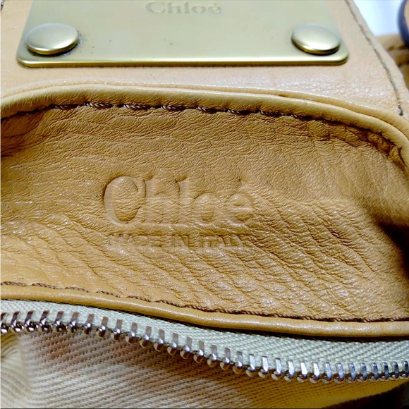 Chloe Hand Bag  Brown Leather made in Italy 🇮🇹💕 - Picture 5 of 7